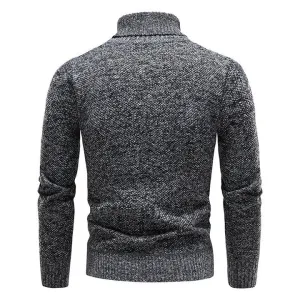 Comfortable and elegant men's turtleneck jumper