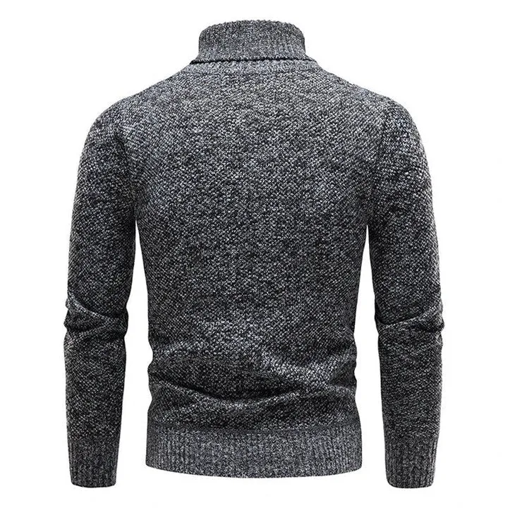 Comfortable and elegant men's turtleneck jumper