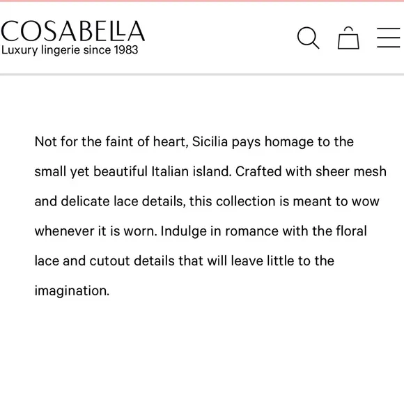 Cosabella Sicilia Pullon Bralette
