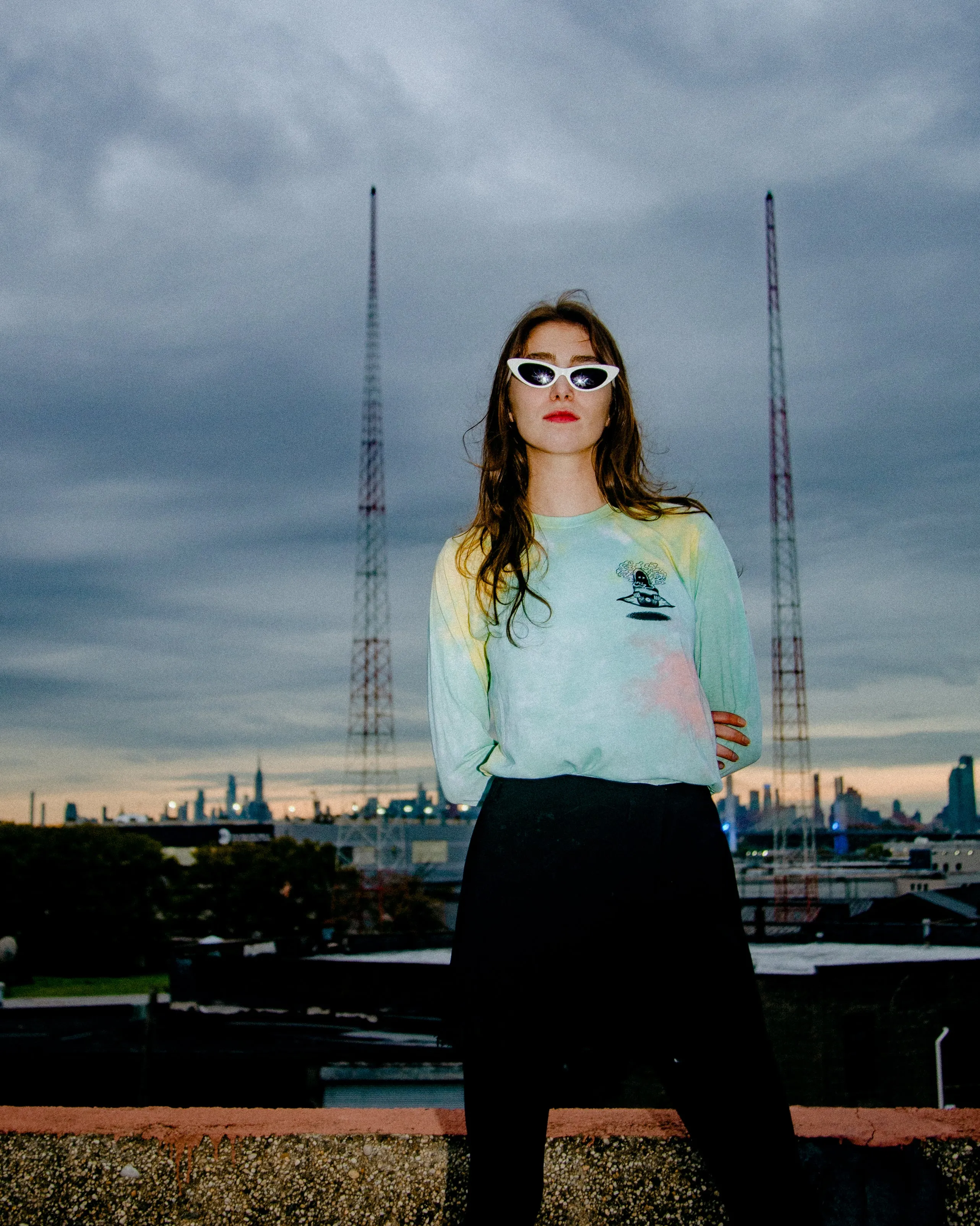 Cotton Candy Floating vEYEnyl Long Sleeve