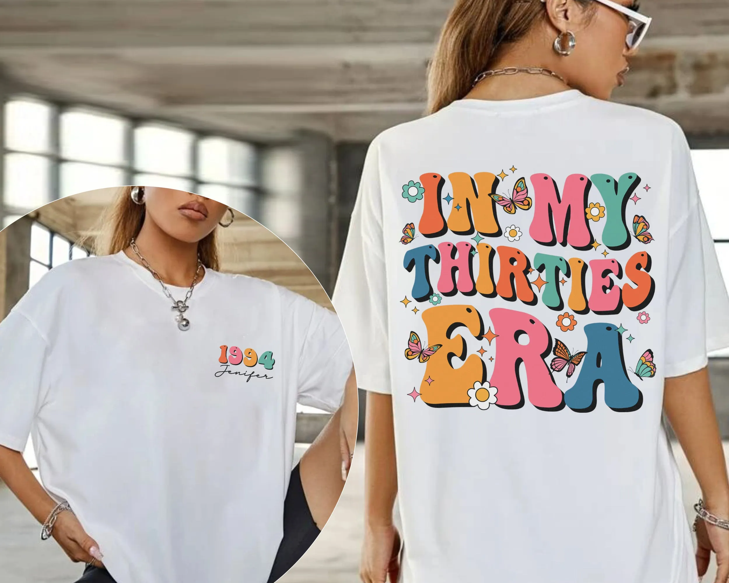 Custom In My Thirties Era Shirt, Personalized Birthday Shirt, 30th Birthday, Custom Funny Birthday t-shirt, Birthday Gift