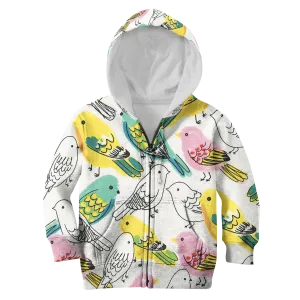 CUTE BIRDS Kid Custom Cosplay Hoodies T-shirt Apparel