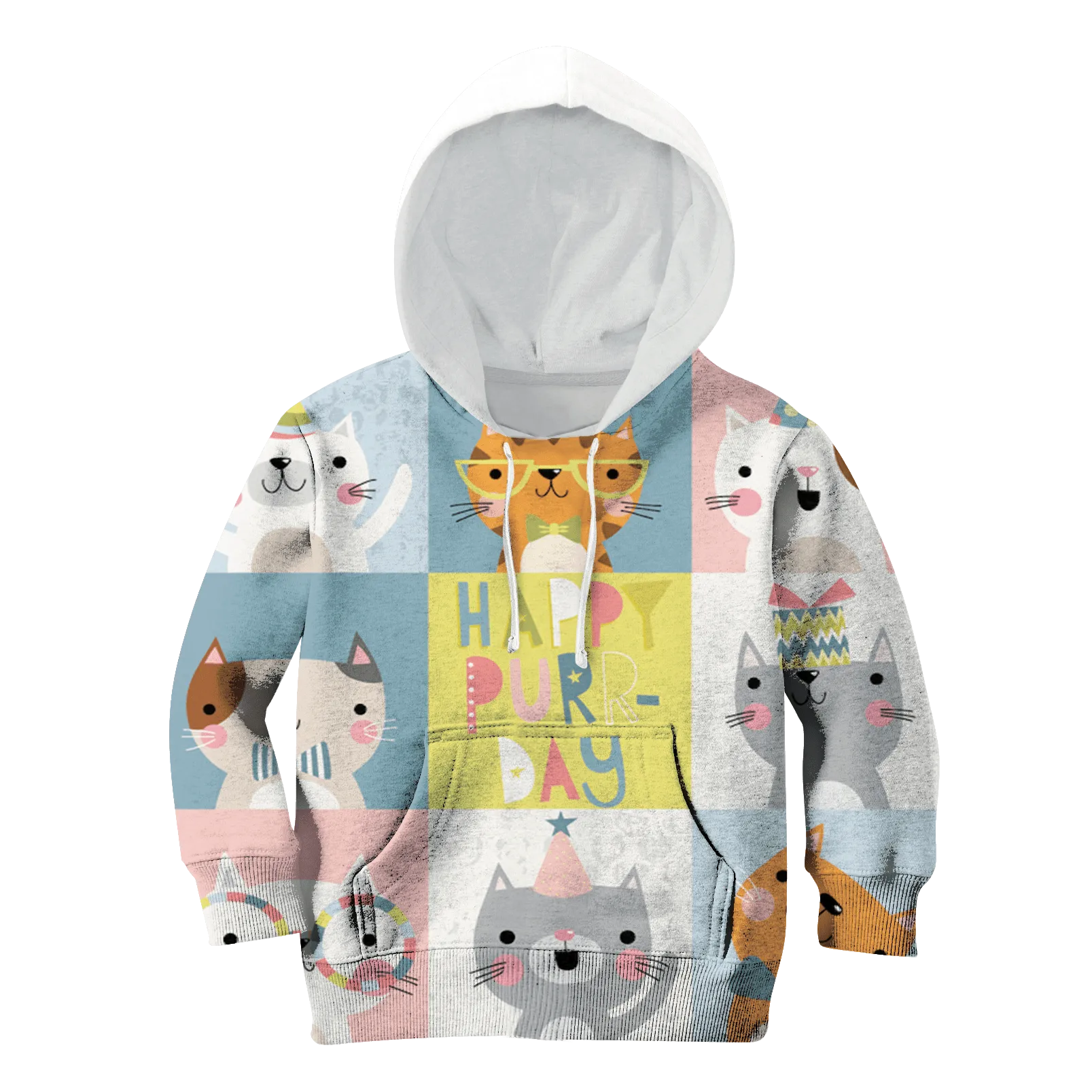 CUTE CATS Kid Custom Cosplay Hoodies T-shirt Apparel