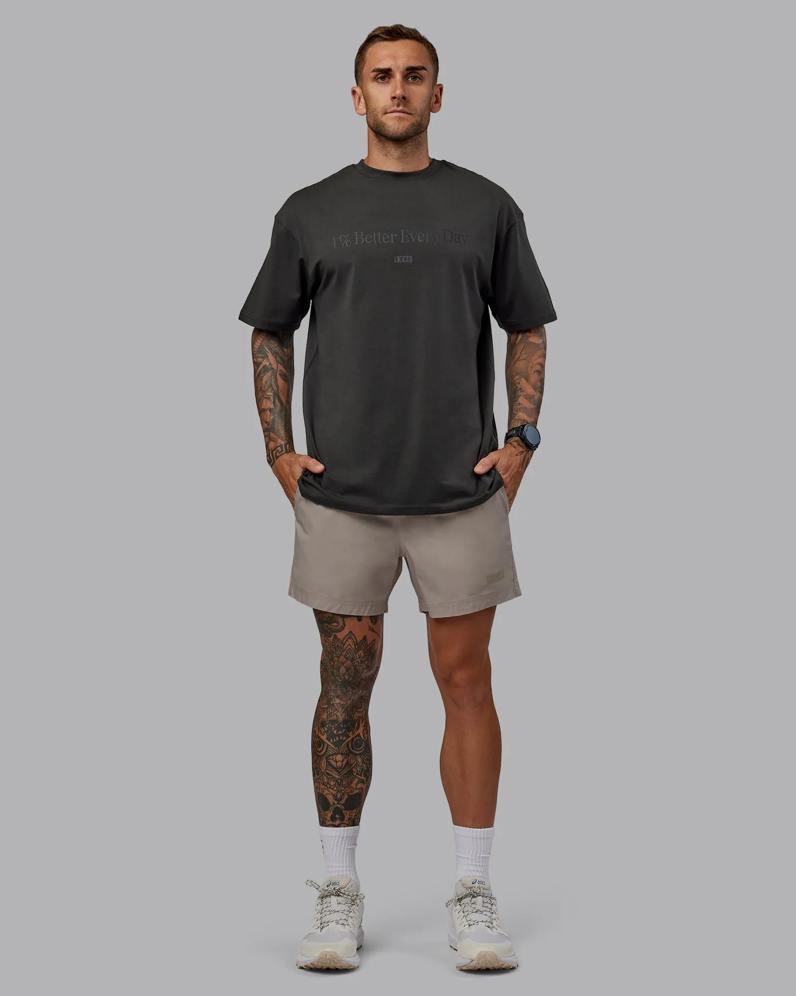 Daily 5" Short - Shale Beige
