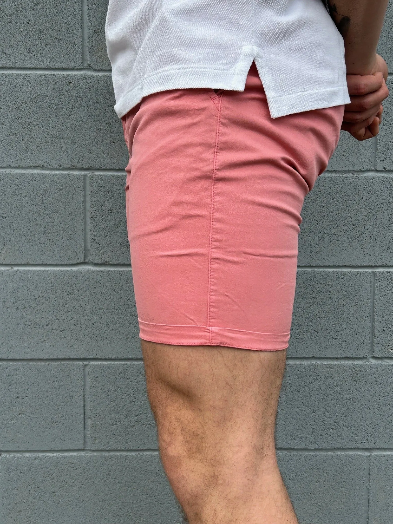 Daniel Hechter - Lucas Stretch Cotton Short - Salmon