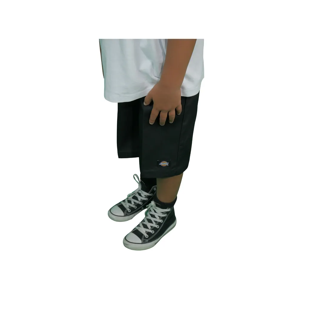 DICKIES - YOUTH 38224 BOYS` ORIGINAL FIT RELAXED SHORTS -  BLACK