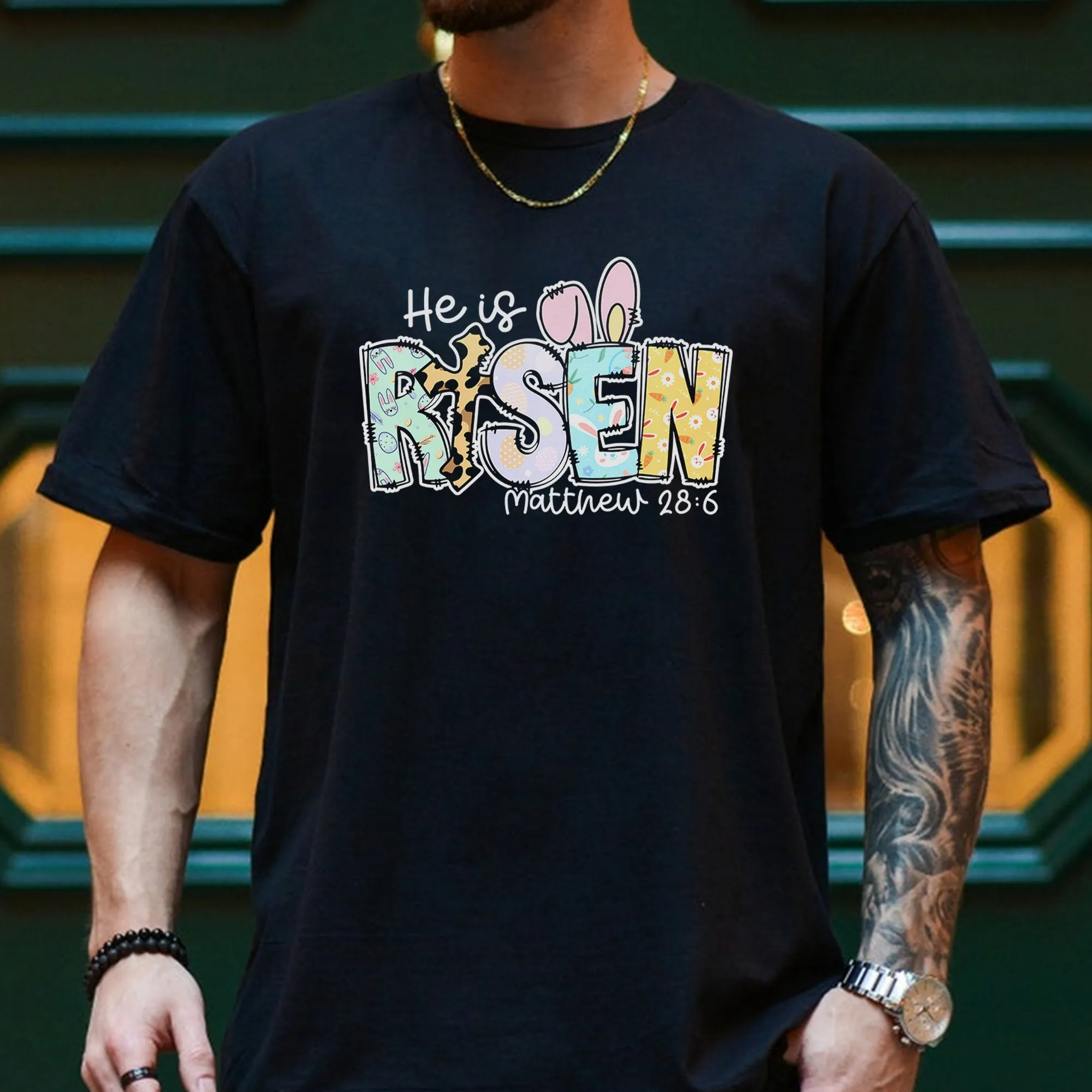 Easter He is Risen Shirt, Easter Religious Shirt, Easter Sweatshirt, Easter Bunny Sweatshirt, Easter Gift Shirt, Hip Hop Easter Shirt