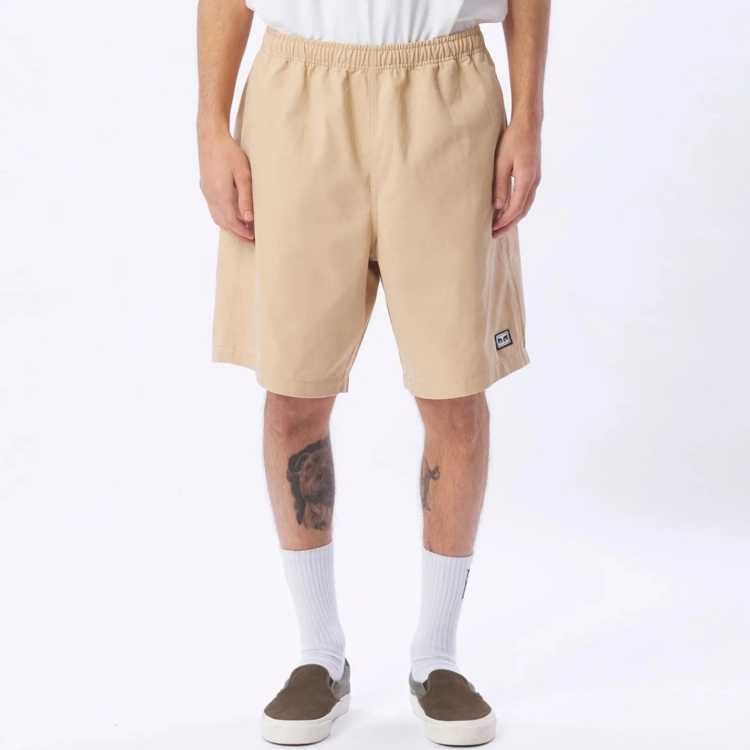 Easy relaxed twill short Irish cream
