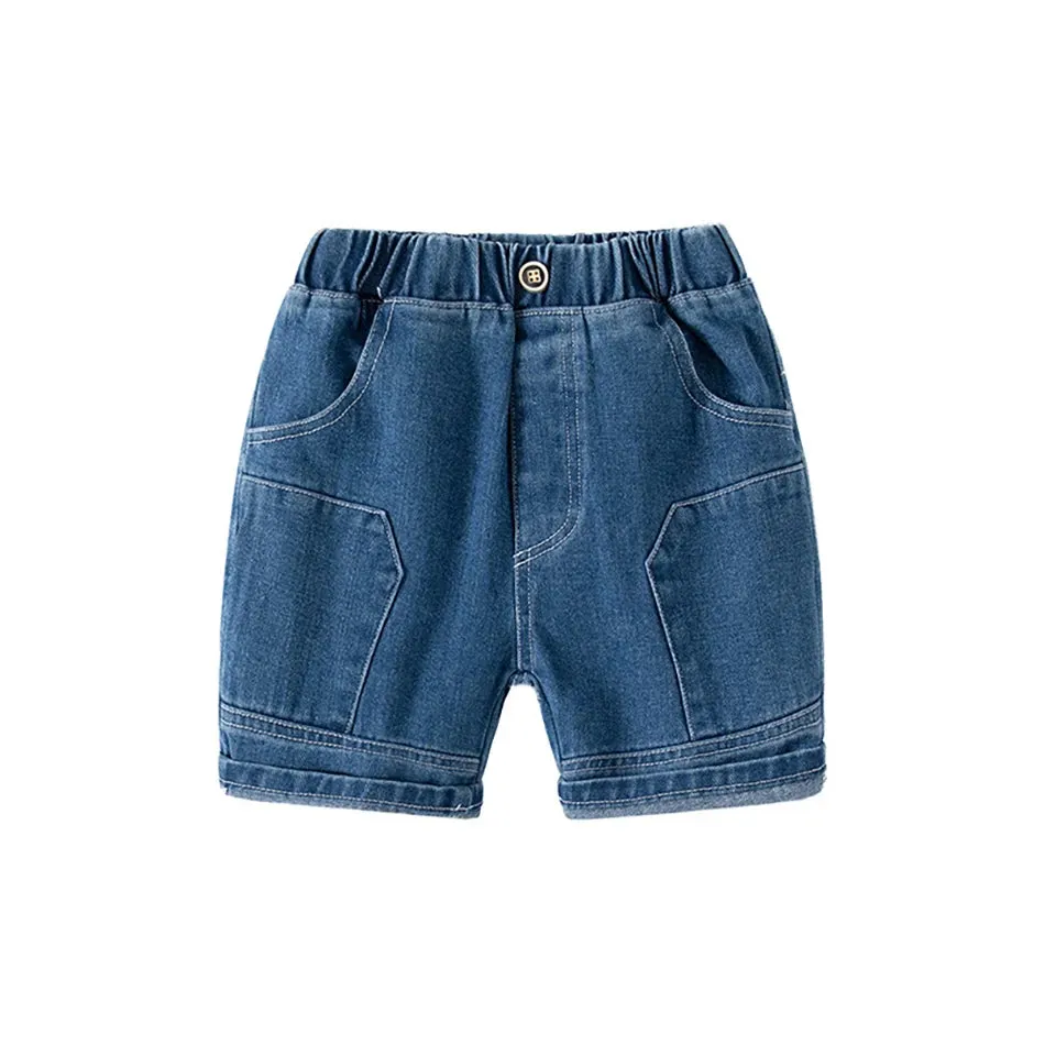 Elastic Waist Jean Short