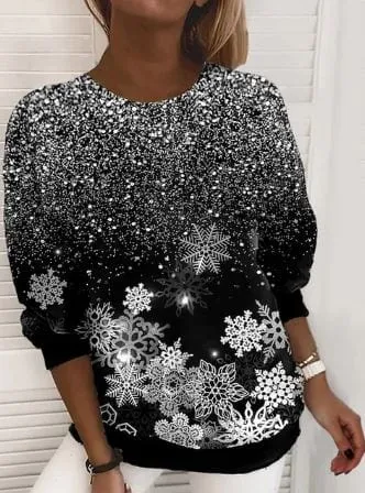 Elegant Christmas Sweatshirt by Aira