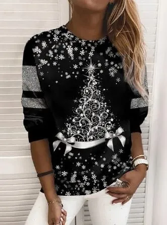 Elegant Christmas Sweatshirt by Aira