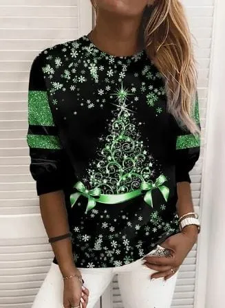 Elegant Christmas Sweatshirt by Aira