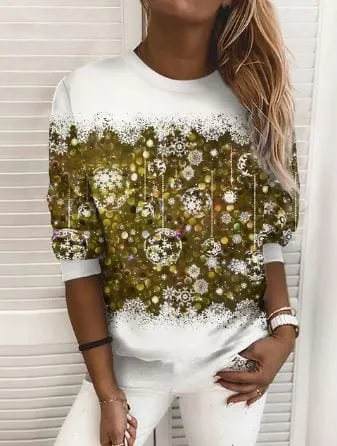Elegant Christmas Sweatshirt by Aira