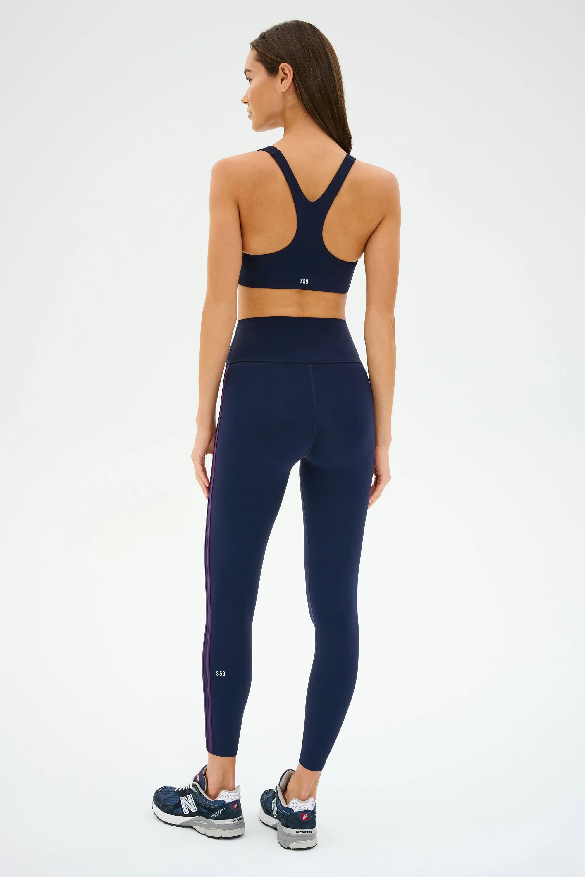 Ella Airweight Bra - Indigo/Black Currant