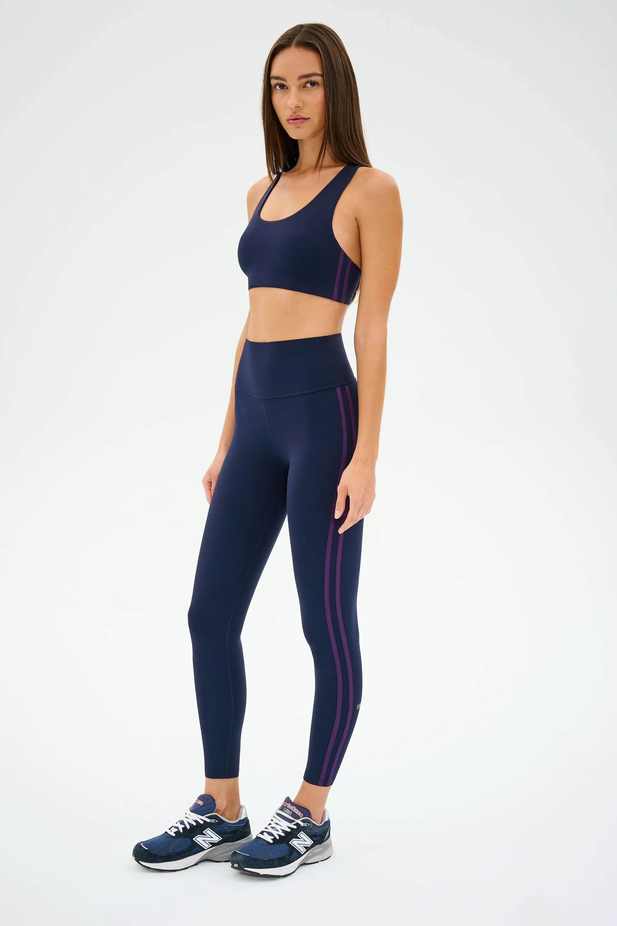 Ella Airweight Bra - Indigo/Black Currant