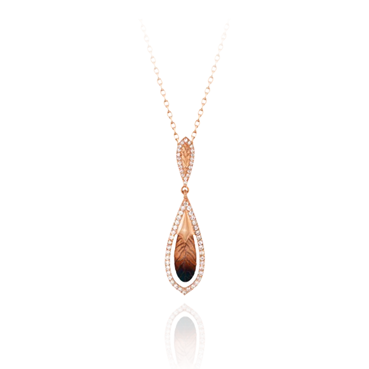 Ember Feather Pendant