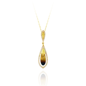 Ember Feather Pendant