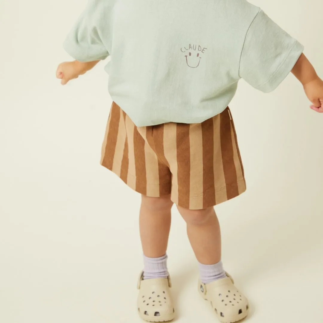 Emmi Stripe Cotton Shorts