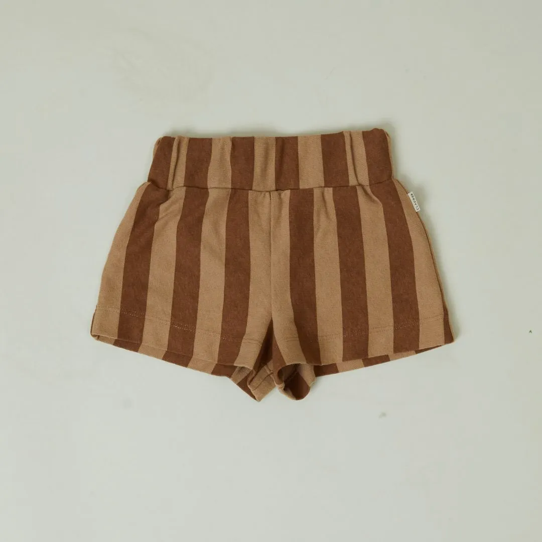 Emmi Stripe Cotton Shorts