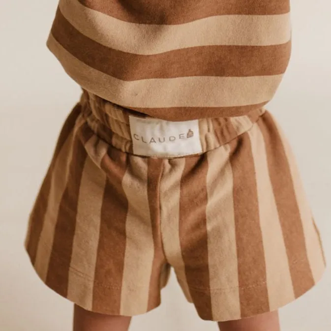 Emmi Stripe Cotton Shorts