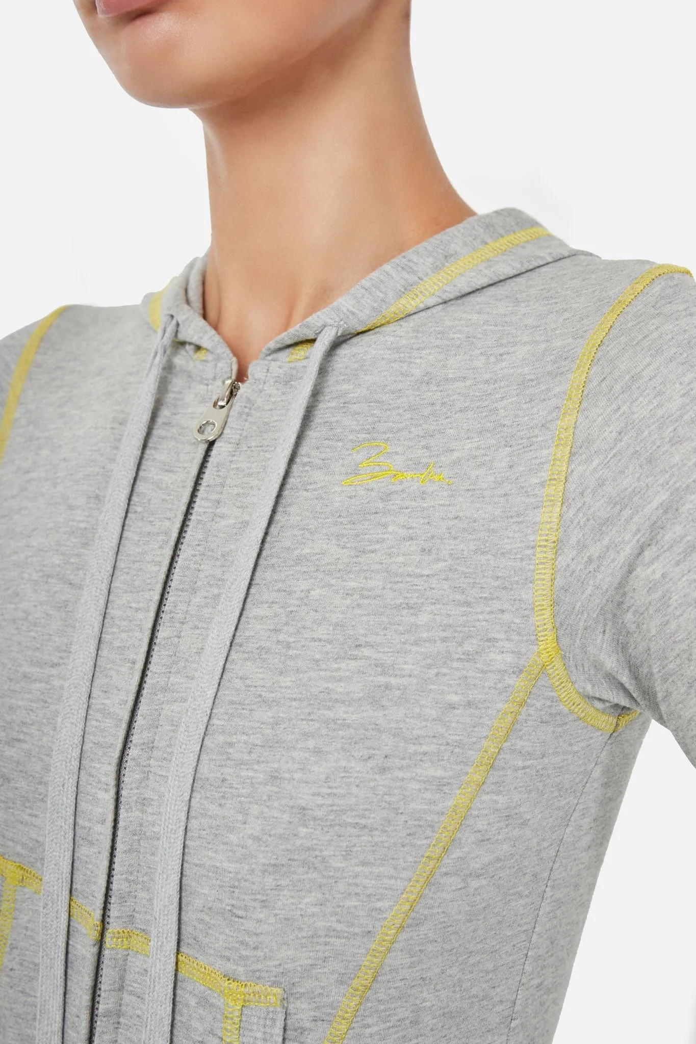 ESPRITE jacket- grey/ lemon