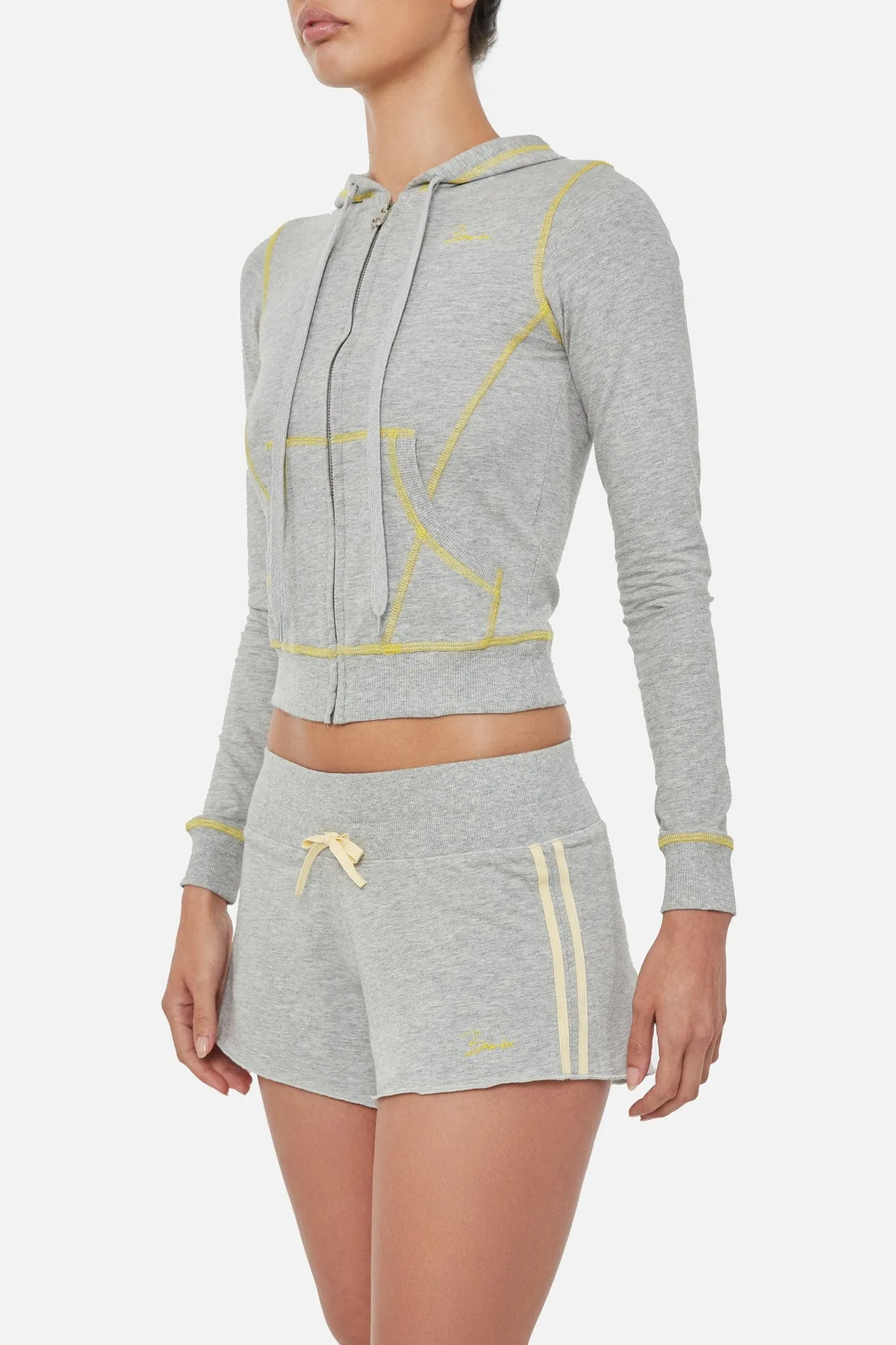 ESPRITE jacket- grey/ lemon