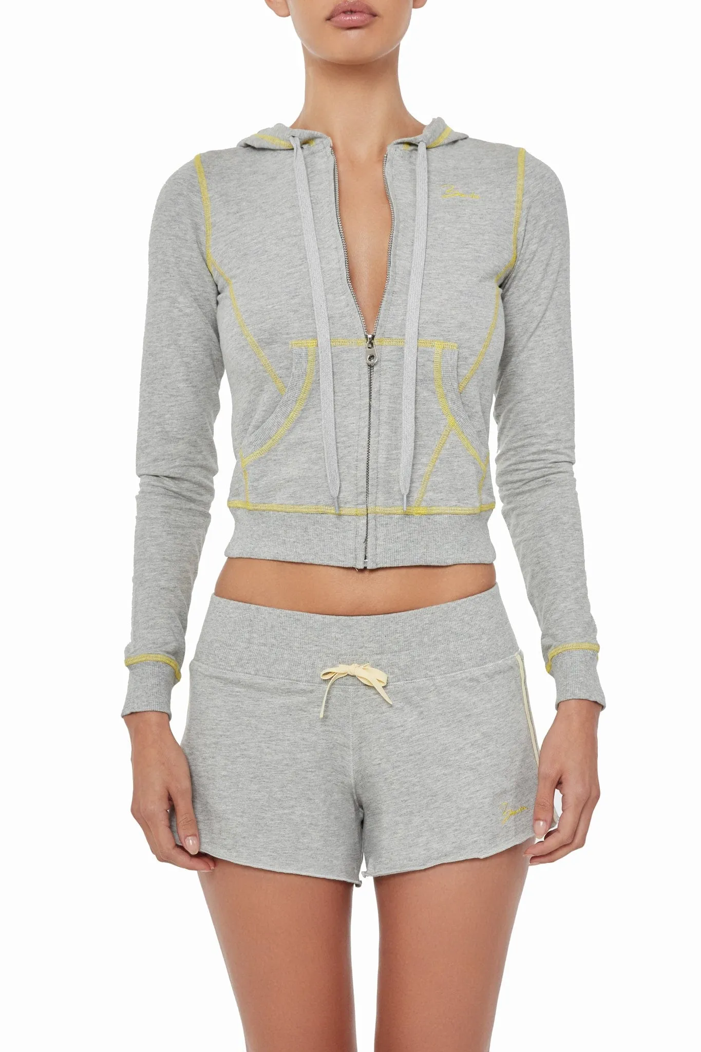 ESPRITE jacket- grey/ lemon