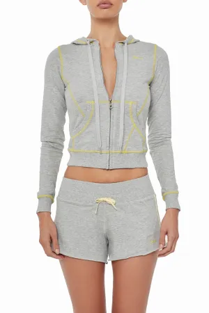 ESPRITE jacket- grey/ lemon