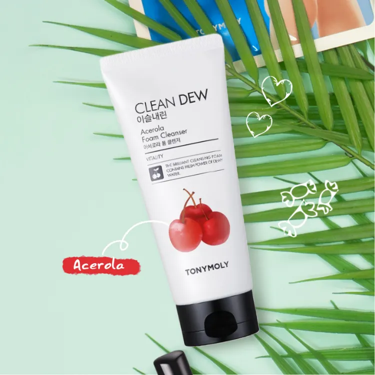 Espuma limpiadora de Acerola  Clean Dew