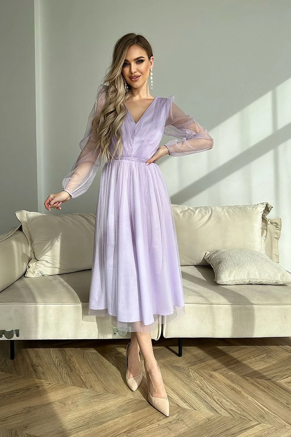 Evening dress Bicotone