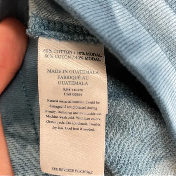 Faherty Go Easy Short in Majolica Blue, XL