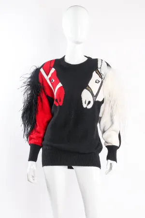 Feathered Mane Horse Sweater