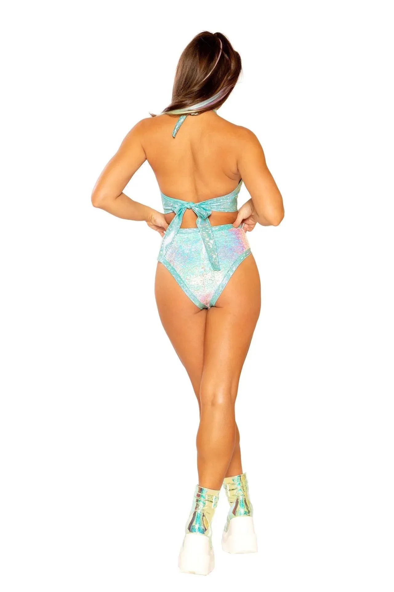 FF382 - High-Leg Sequin Short
