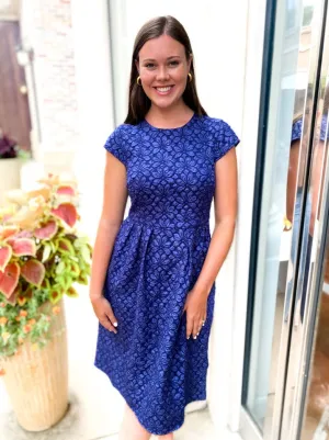 Flora Bea Adrianne Dress, Dusk