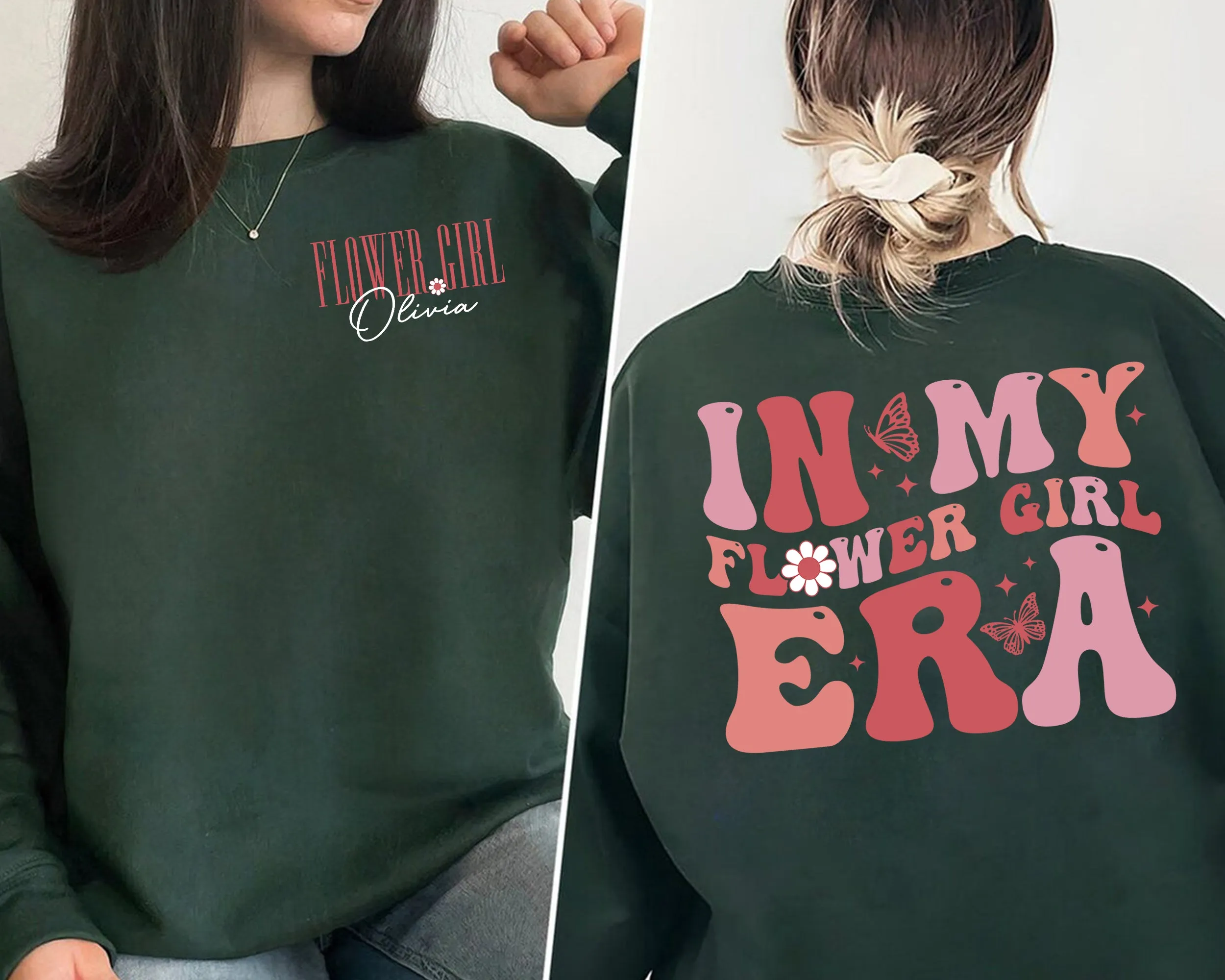 Flower Girl Era Sweatshirt, Babe Of Honor Crewneck, Flower Girl Sweater, Babe Bridesmaid, Bridal Party Gift, Wedding Party, Junior Bridesmaid Gifts