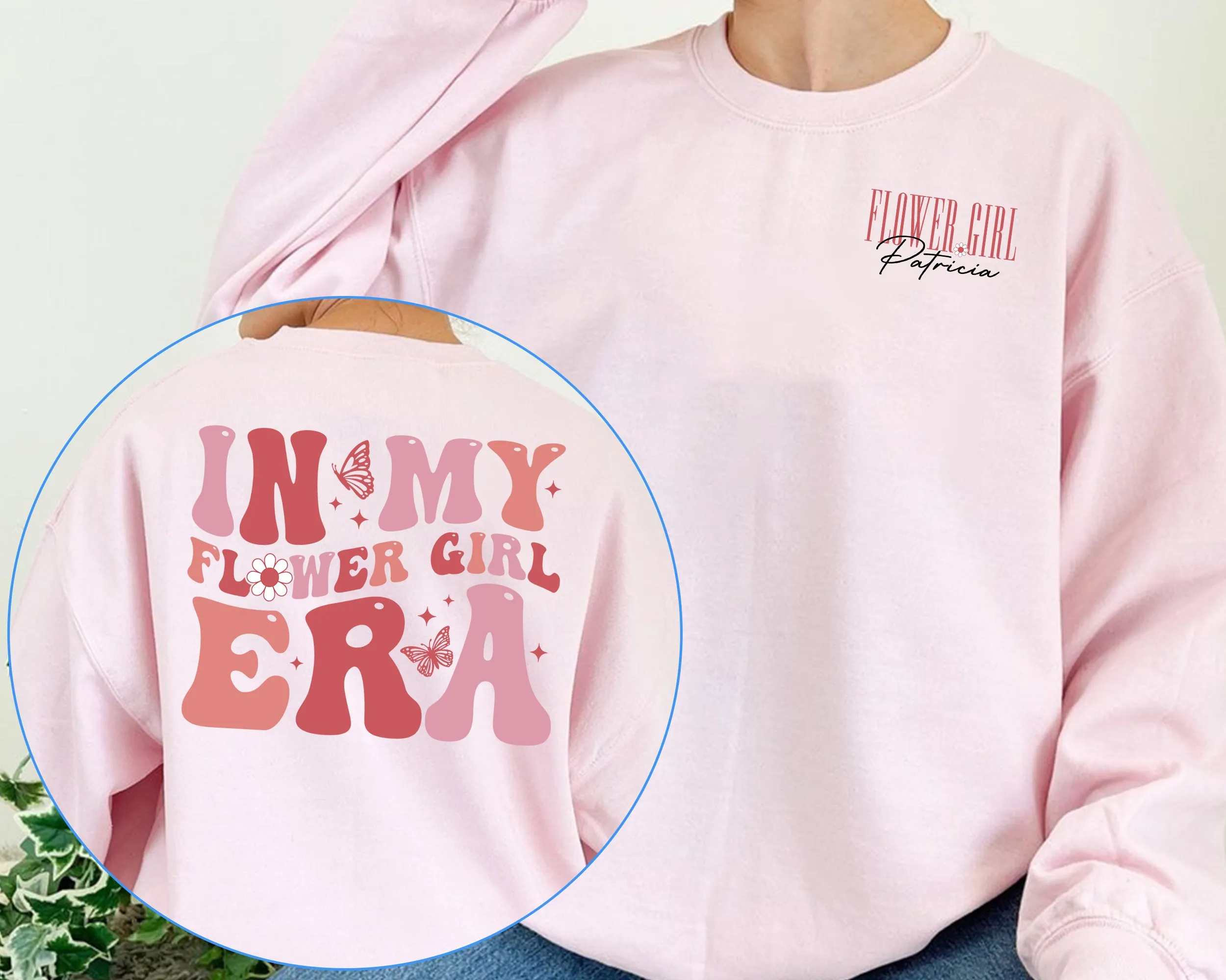 Flower Girl Era Sweatshirt, Babe Of Honor Crewneck, Flower Girl Sweater, Babe Bridesmaid, Bridal Party Gift, Wedding Party, Junior Bridesmaid Gifts