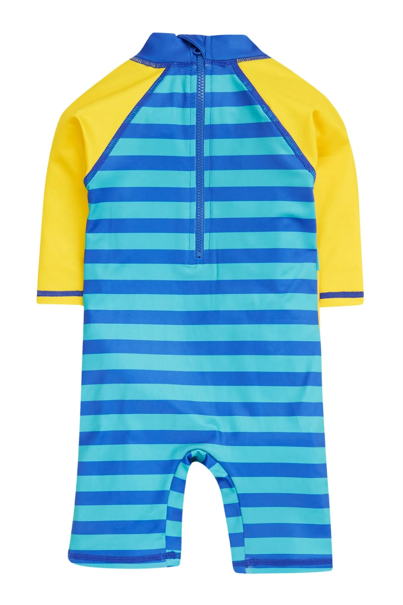 Frugi Sunsafe Infant Sunsuit Tropical Sea Dino