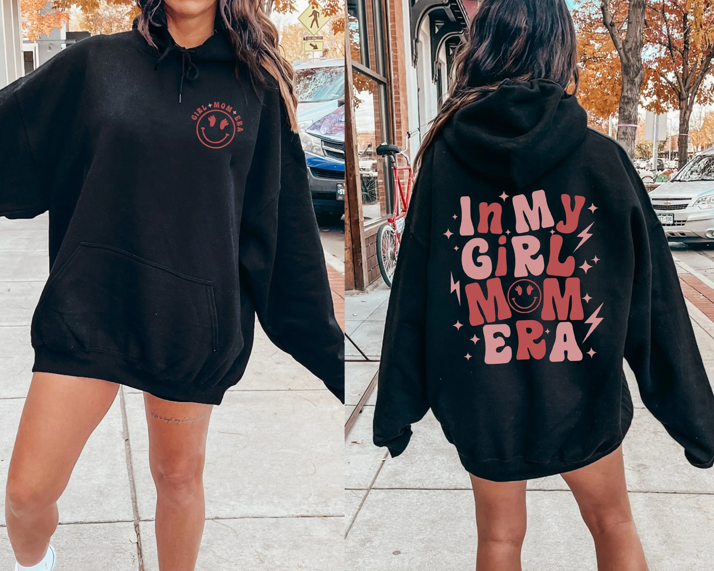 Girl Mom Hoodie, Girl Moms Club Crewneck, New Mom Gift, In My Girl Mom Era Shirt, In My Mom Era Shirt, Expecting Mom Gift, Gender Reveal