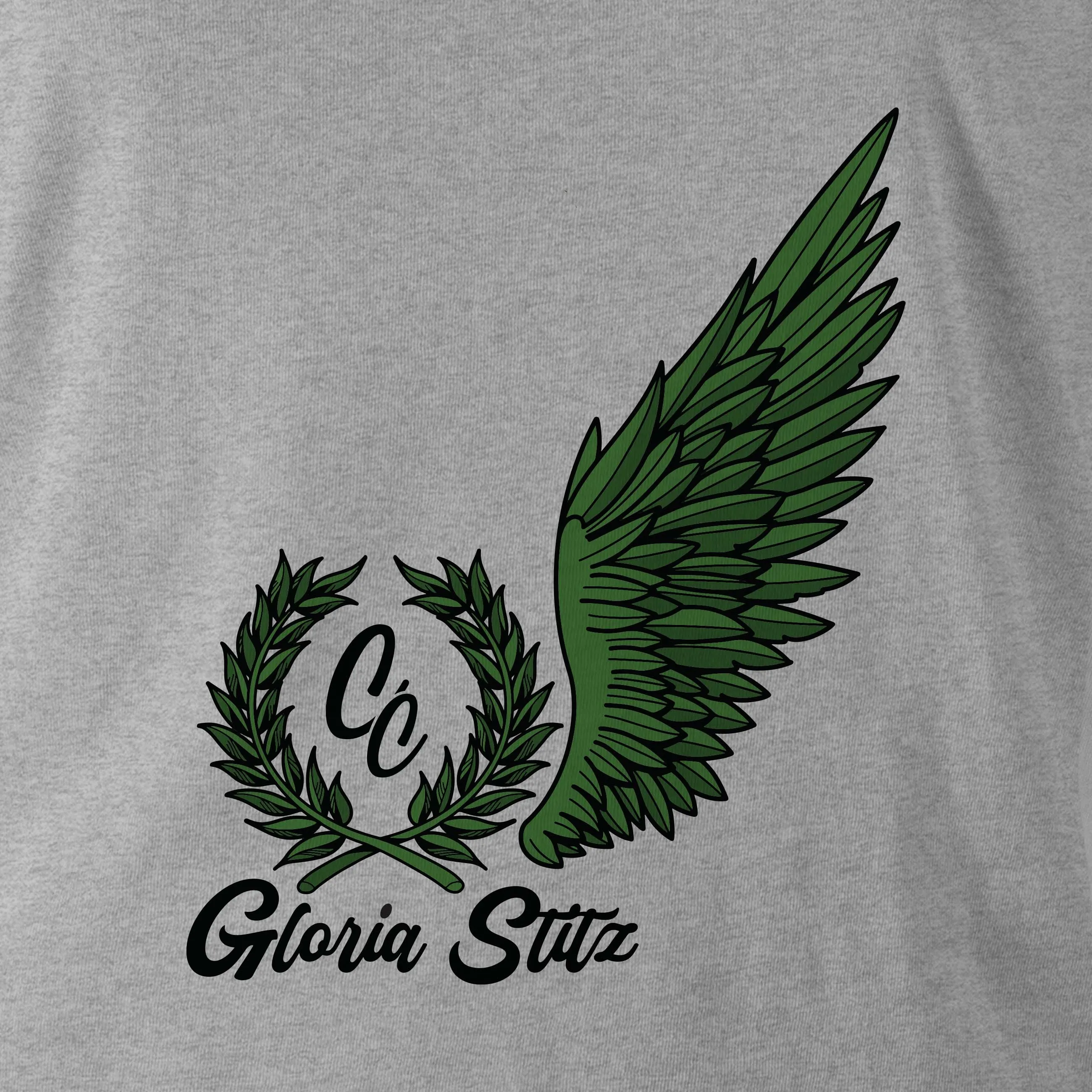 GLORIA STITZ GREEN TAG HOODIE