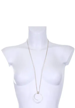 Gold and Silver Layered Diamante Attachment Necklace