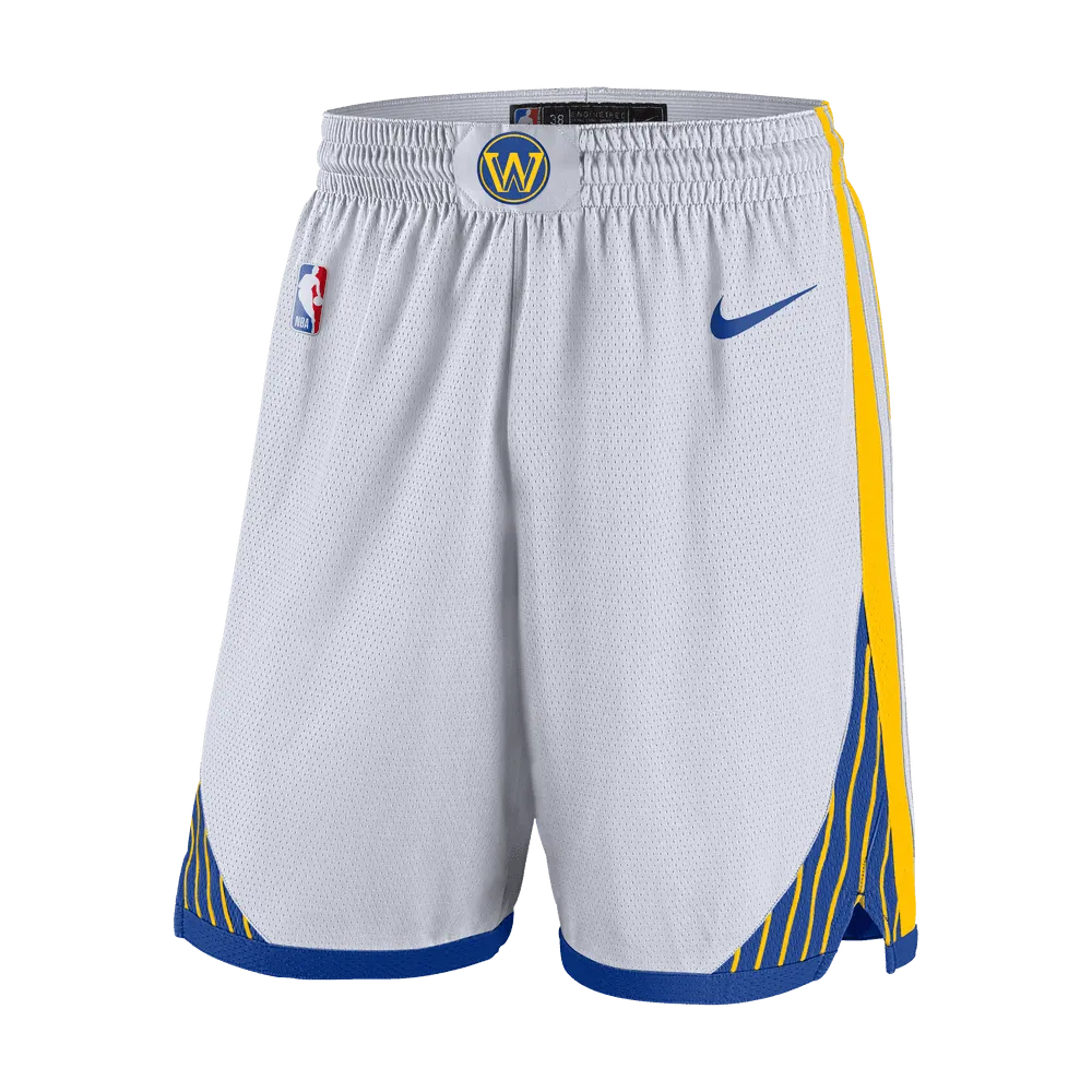 Golden State Warriors Men's Nike NBA Swingman Shorts 'White'
