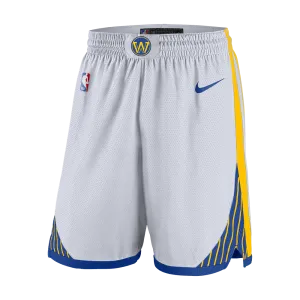 Golden State Warriors Men's Nike NBA Swingman Shorts 'White'