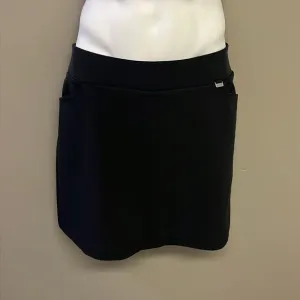 Greg Norman Black Women’s Pull-On Athletic Skort with Built-In Shorts- XL
