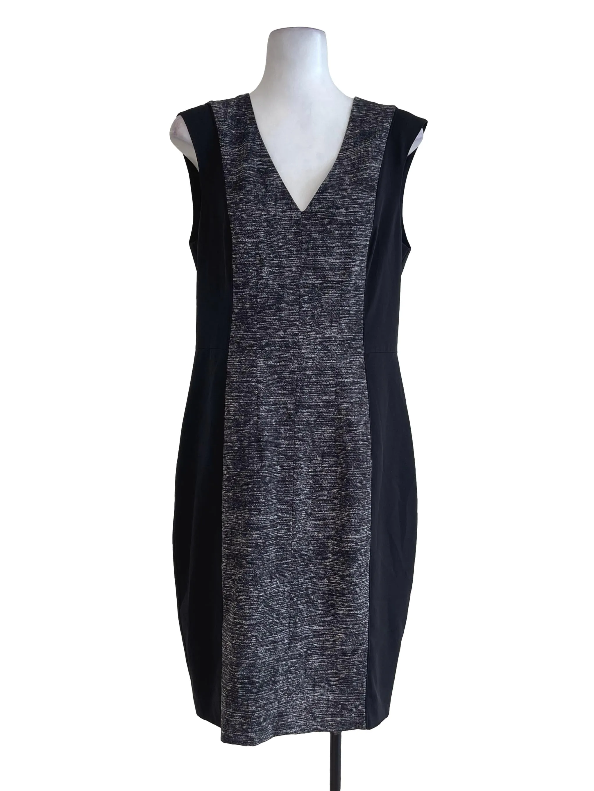 Grey Layered Sleeveless Bodycon