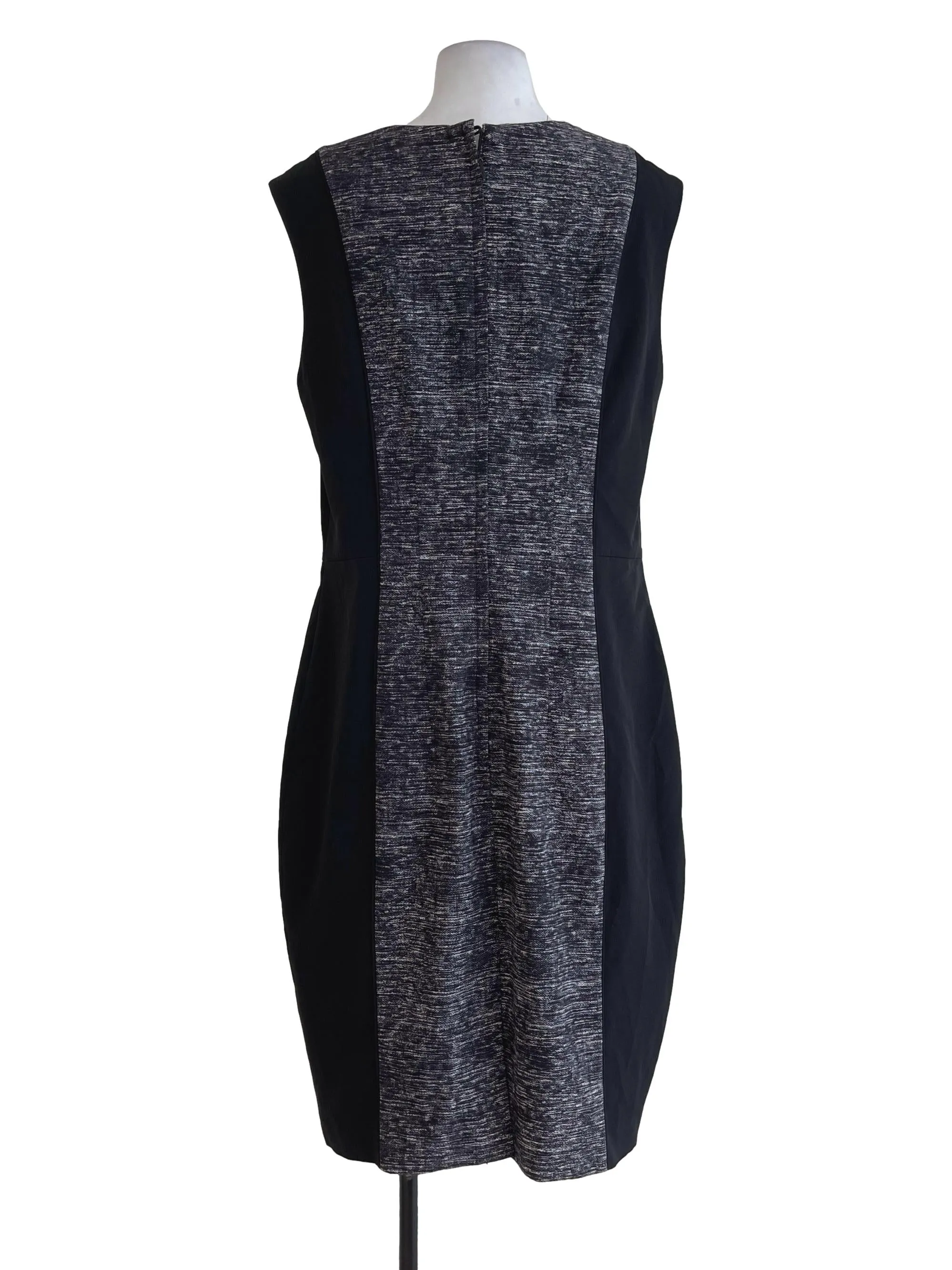 Grey Layered Sleeveless Bodycon
