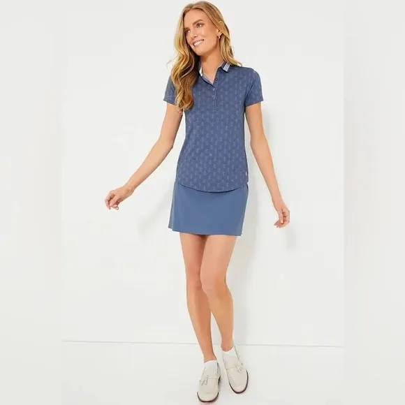 Greyson Phoenix Skirt With Shortie Women’s XL Golf Skort‎ Blue Zipper Pocket NWT