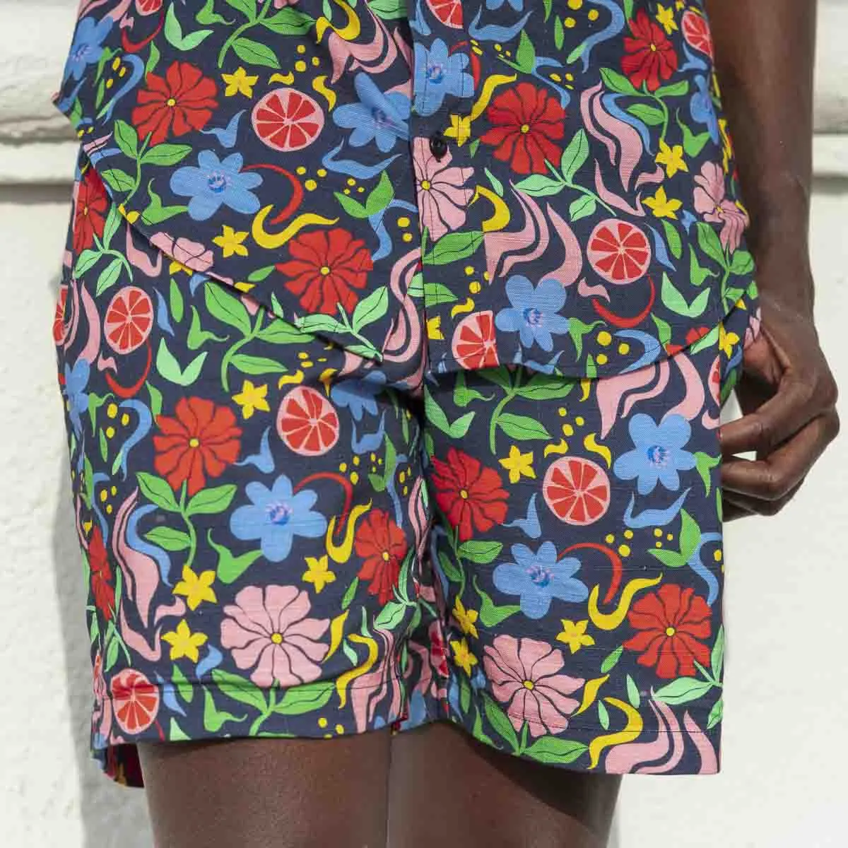 Groovy Garden – Bamboo Resort Shorts