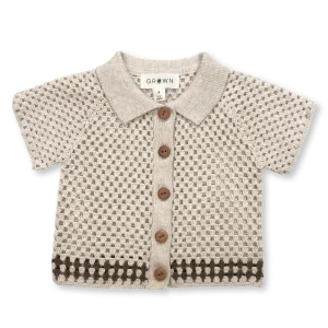 Hand Crochet Shirt - Coconut