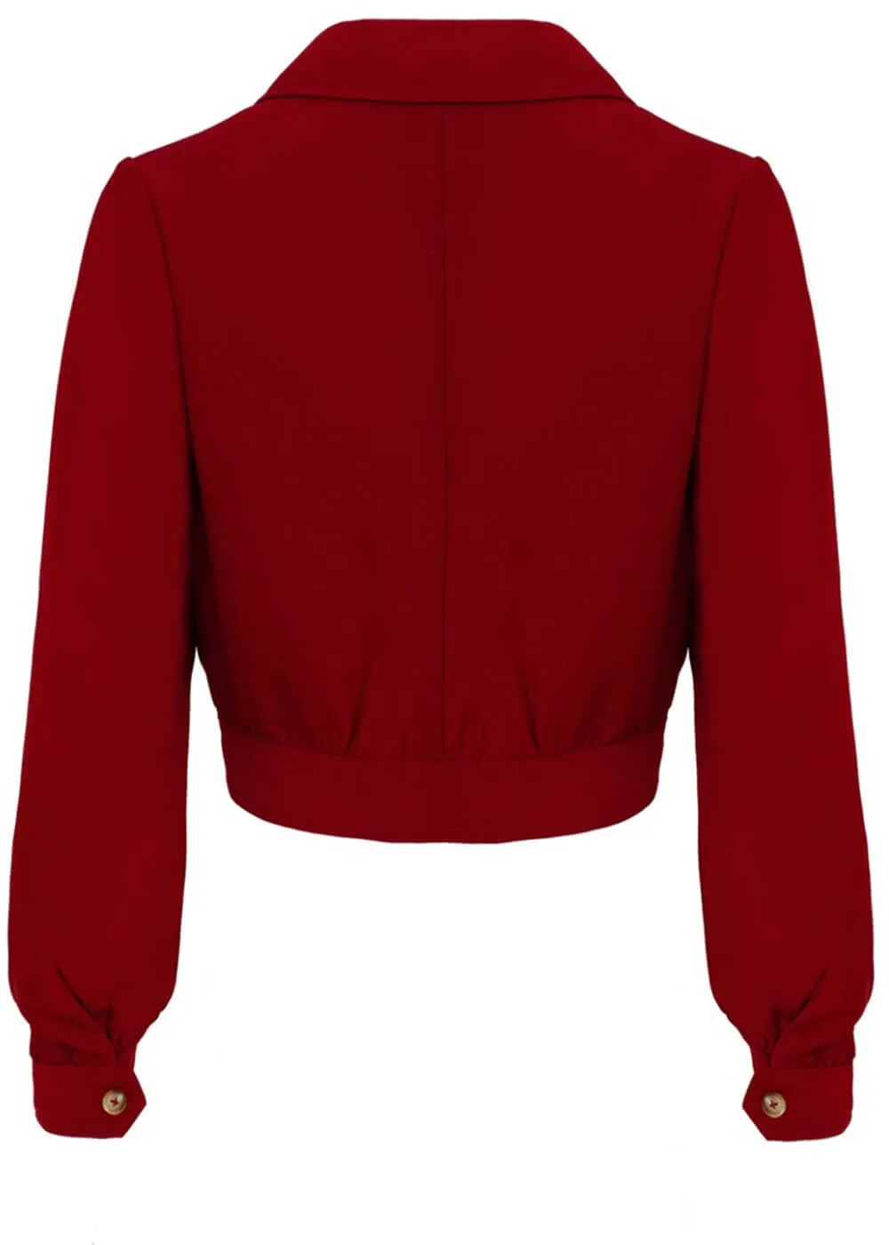 Hell Bunny Ravenwood 40's Jasje Donker Rood