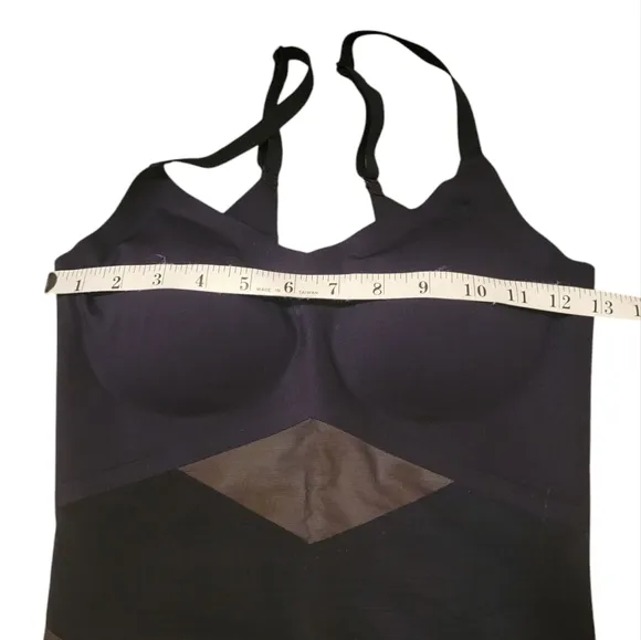 HoneyLove Mid-Thigh Bodysuit All In One Sculpting Garment Shapewear Super Power